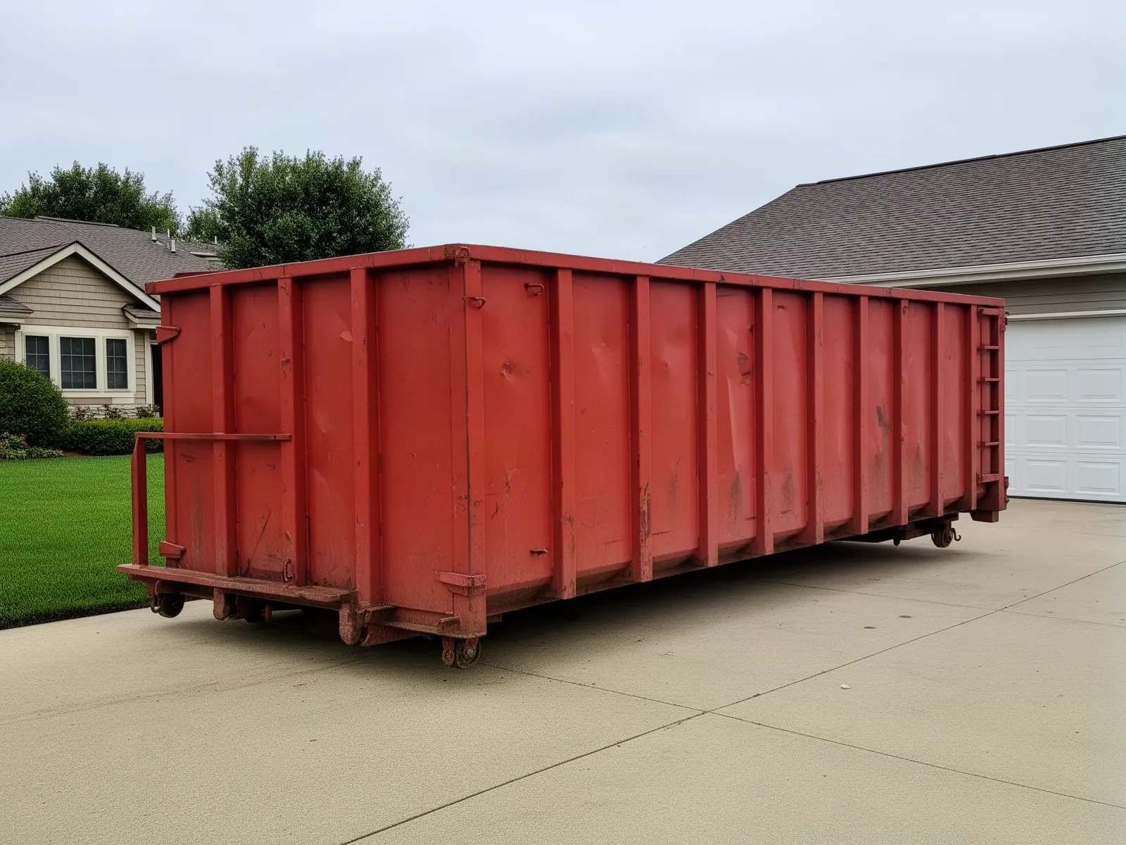 Roll-off dumpster from Art's Asheville Dumpster Rental in Asheville, NC